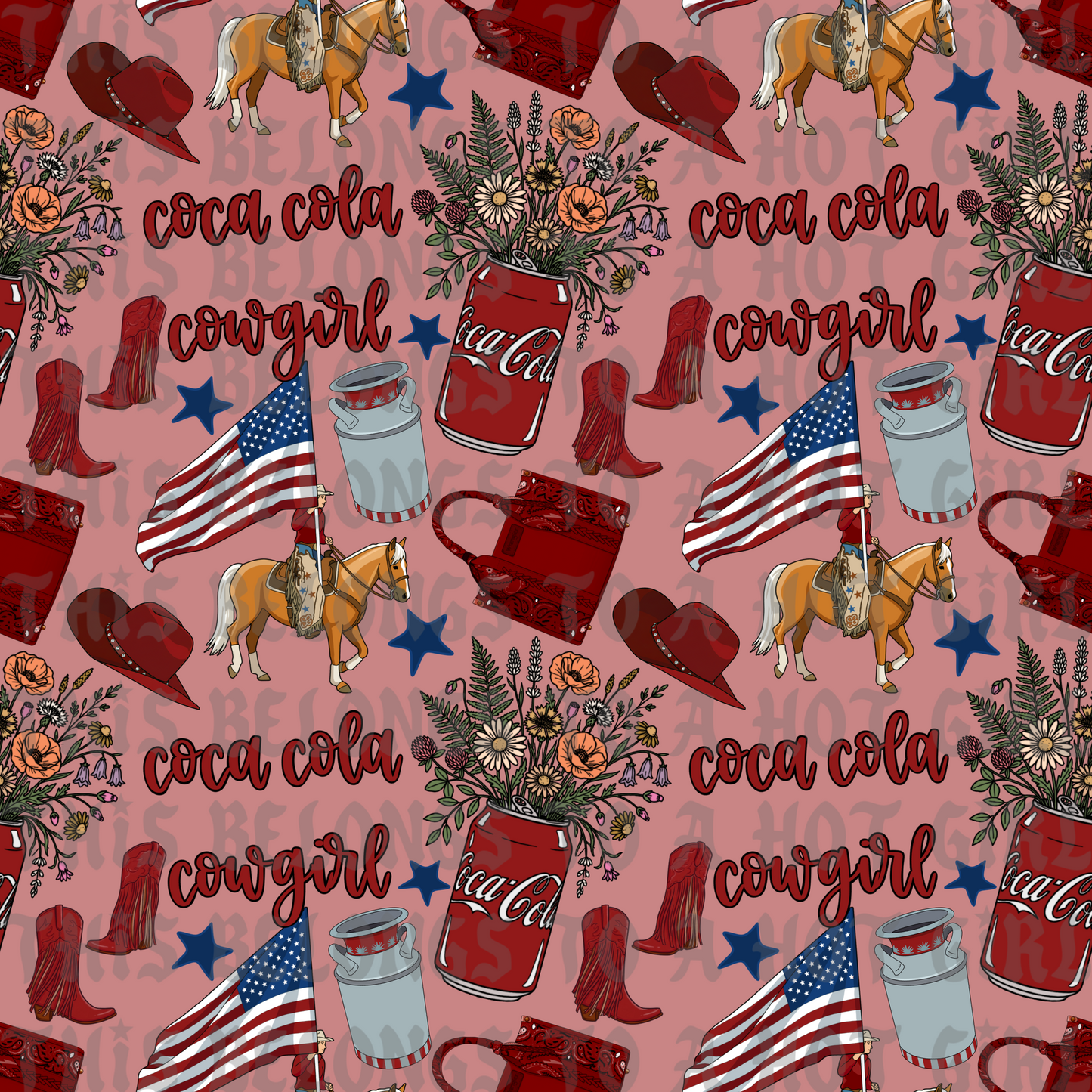 Soda Cowgirl Seamless
