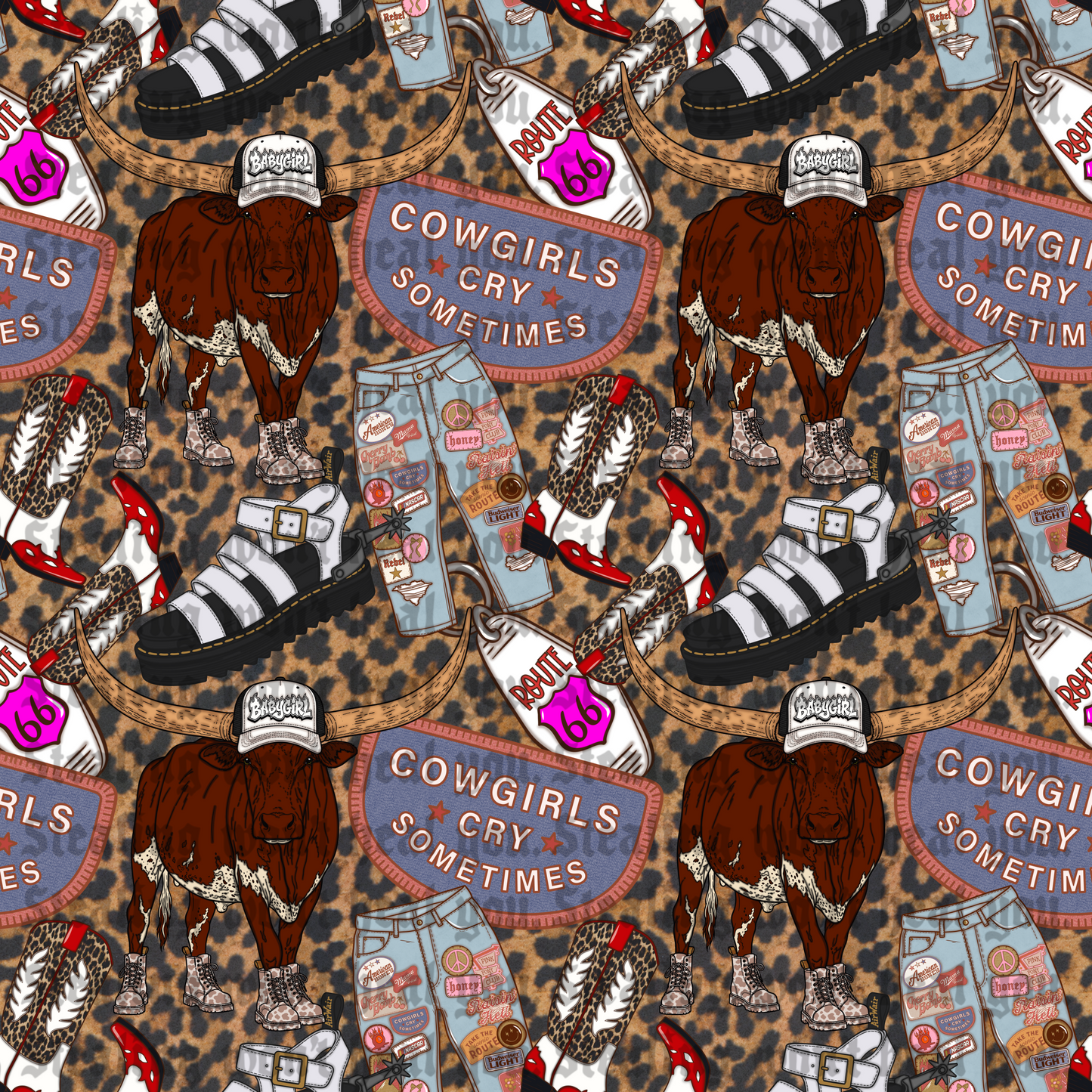 Cowgirls Cry Seamless