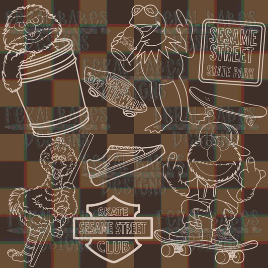Ses. Skate Stamp Set