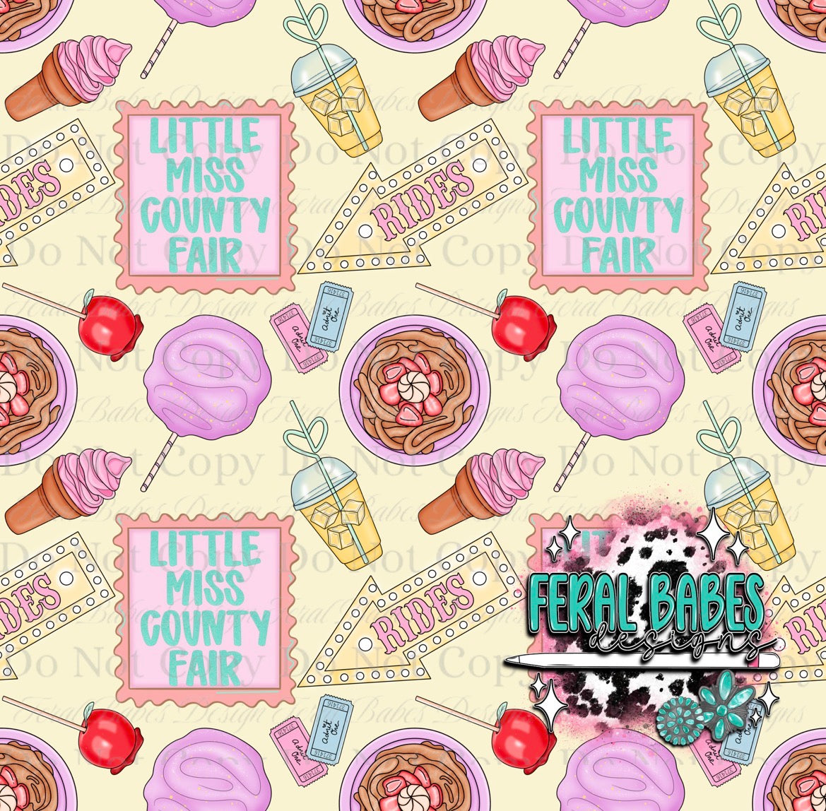 Little Miss County Fair Seamless