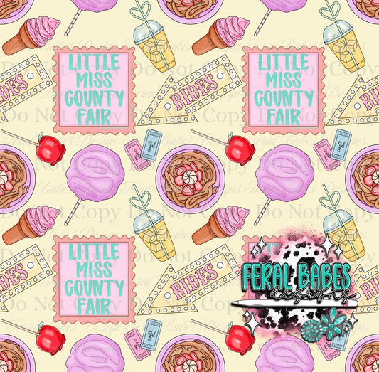 Little Miss County Fair Seamless
