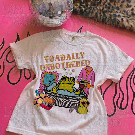 Toadally Unbothered PNG