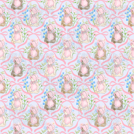 Doll Baby Seamless- Blue