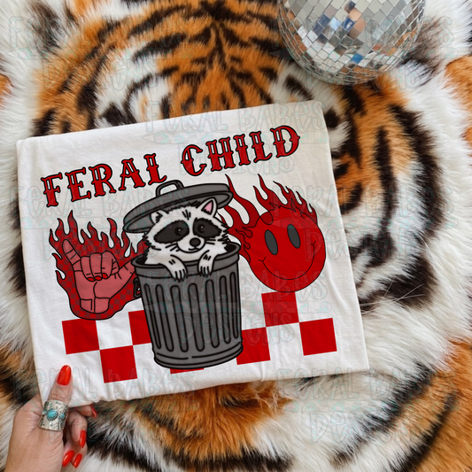 Feral Child Red PNG