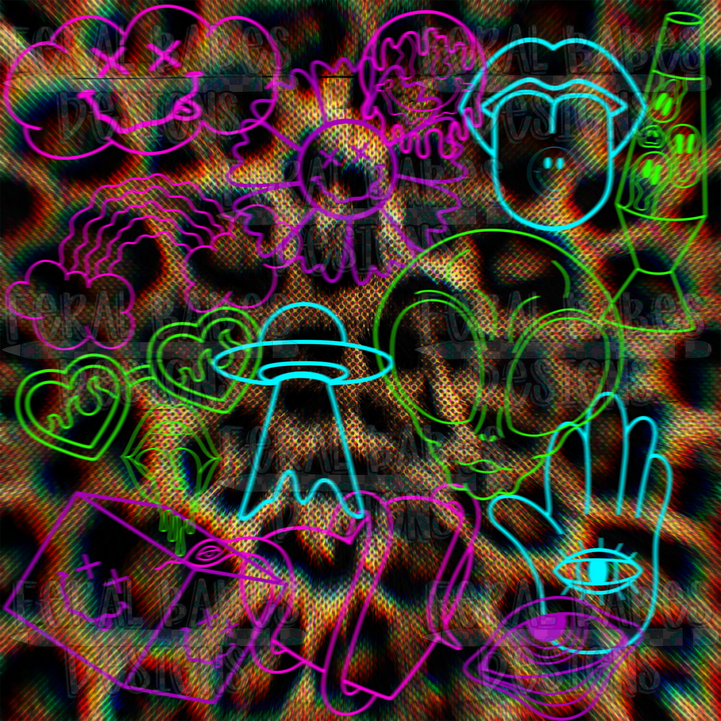 Dopamine Vibes Stamp Set