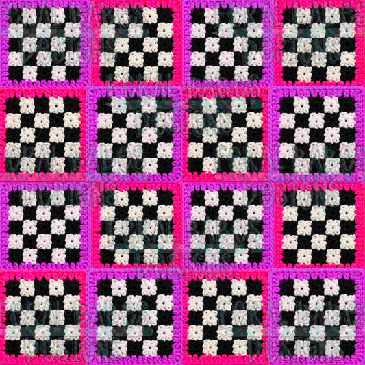 Checkered Patchwork Seamless